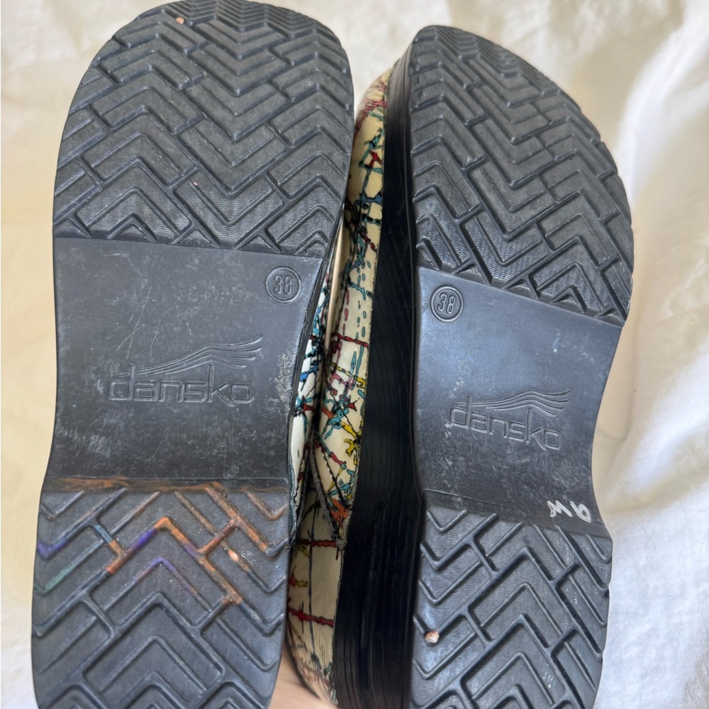 Dansko Splatter Paint Pattern Clogs - image 4